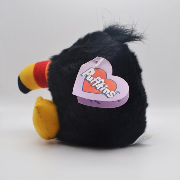 Tike the Toucan Bird Puffkins by Swibco Style 6657 Bean Bag Plush - Picture 5 of 8